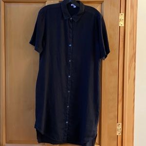 James Perse Linen Shirt Dress